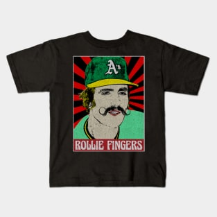 Rollie Fingers 80s Pop Art Fan Art Kids T-Shirt